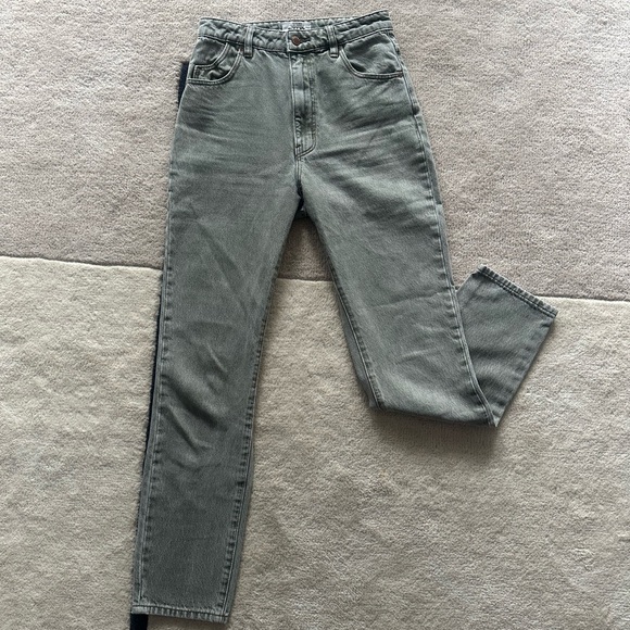 ROLLA’S DUSTERS HIGH RISE SLIM FIT JEANS — SIZE 26 GREEN - Picture 5 of 14